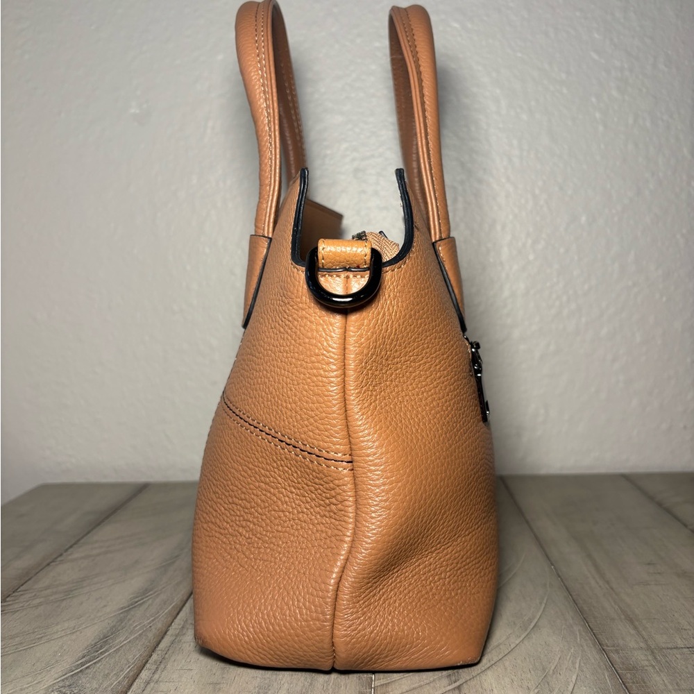 Kattee Tan Cowhide Leather Handbag - Picture 8 of 9